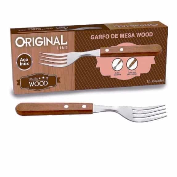 GARFO DE MESA WOOD C/12un 601