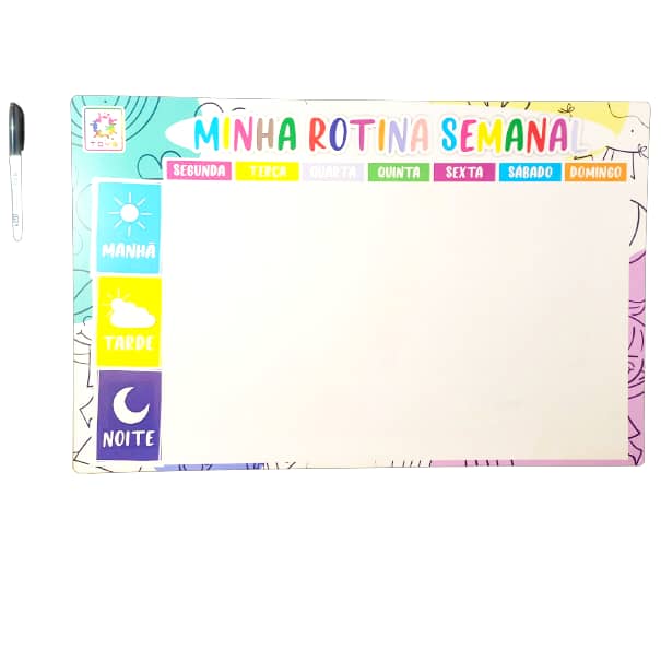 BRQ QUADRO MINHA ROTINA MDF R01429